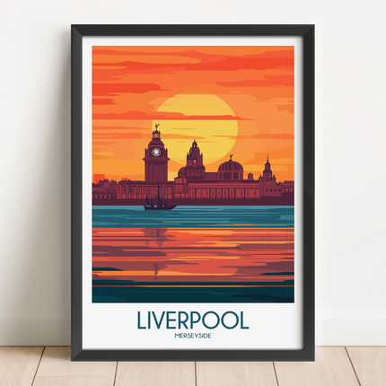 Liverpool Souvenir Poster Print