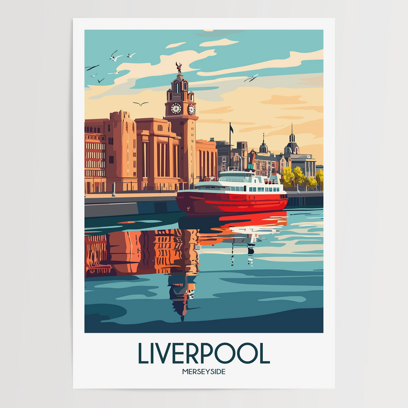 Liverpool Vintage Style Print