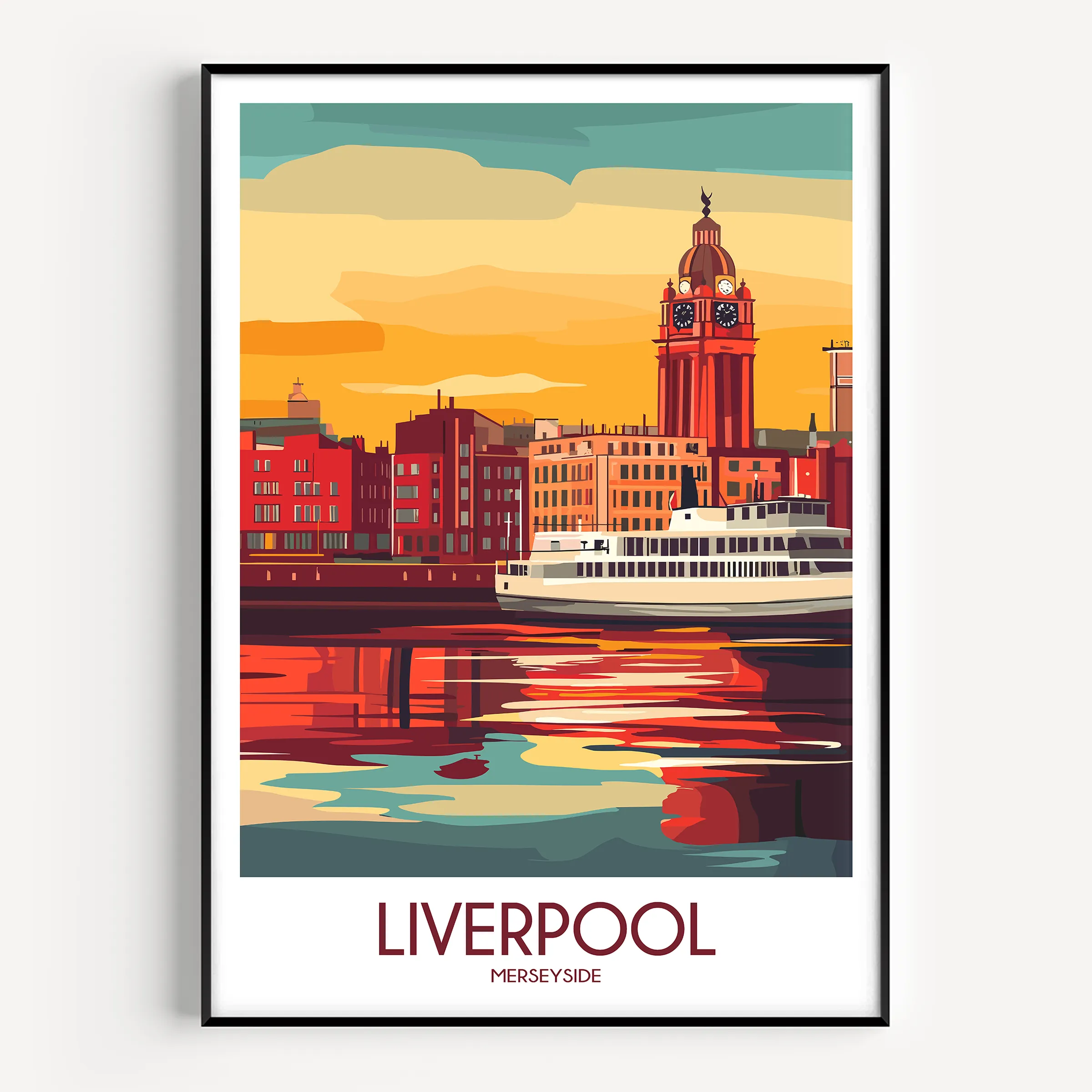 Liverpool Vintage Style Print