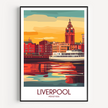 Liverpool Vintage Style Print