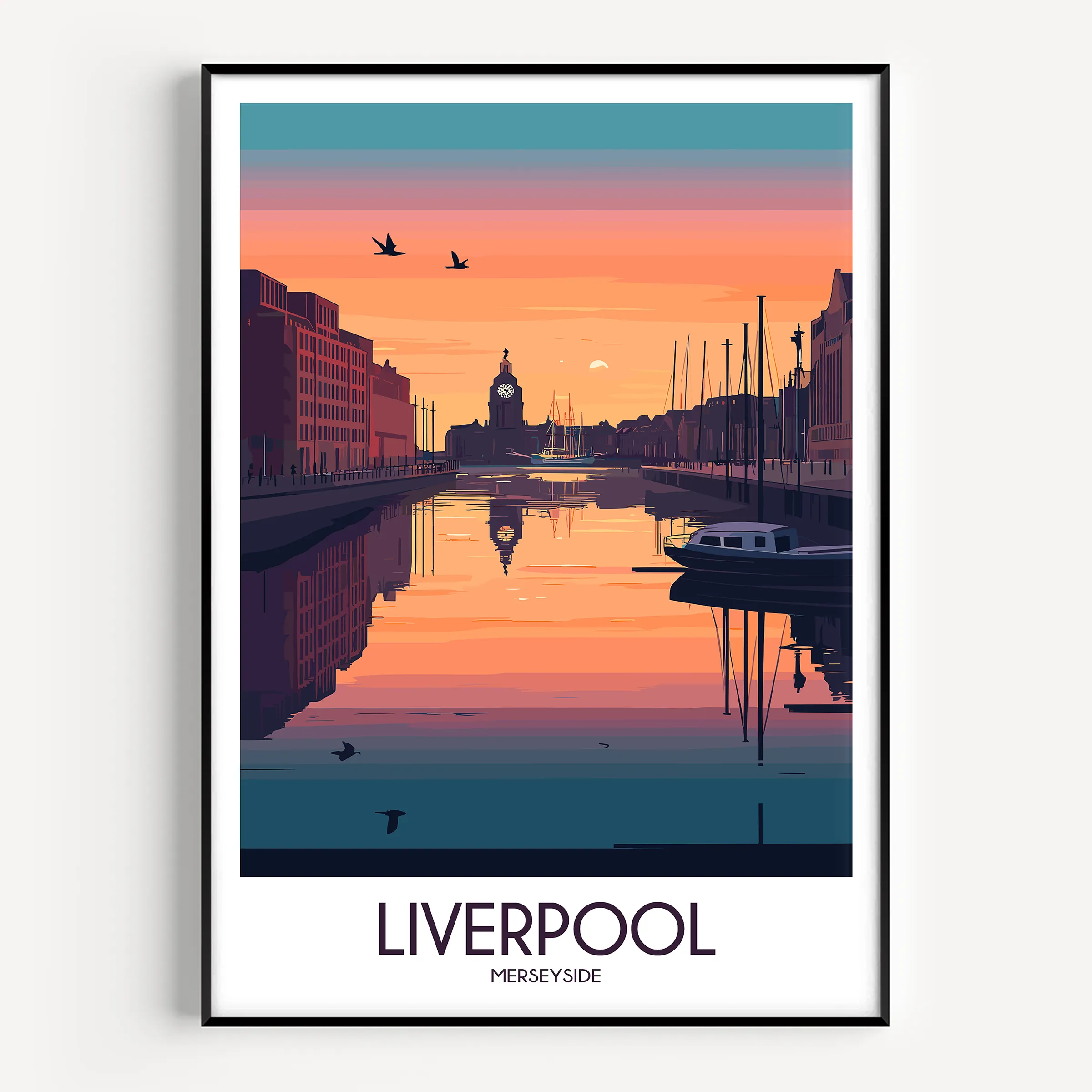 Liverpool Vintage Style Print