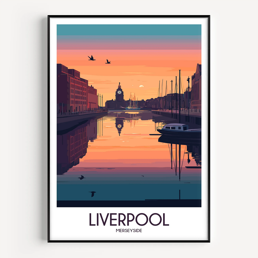 Liverpool Vintage Style Print