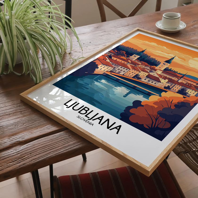 Ljubljana Destination Art Gift