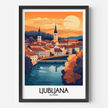 Ljubljana Scenic Landscape Art