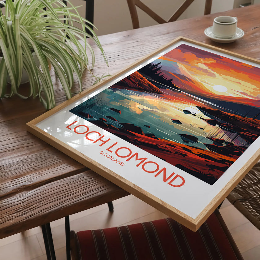 Loch Lomond Minimalist Wall Art