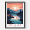 Loch Lomond Scenic Landscape Art