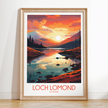 Loch Lomond Souvenir Poster Print