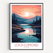 Loch Lomond Souvenir Poster Print