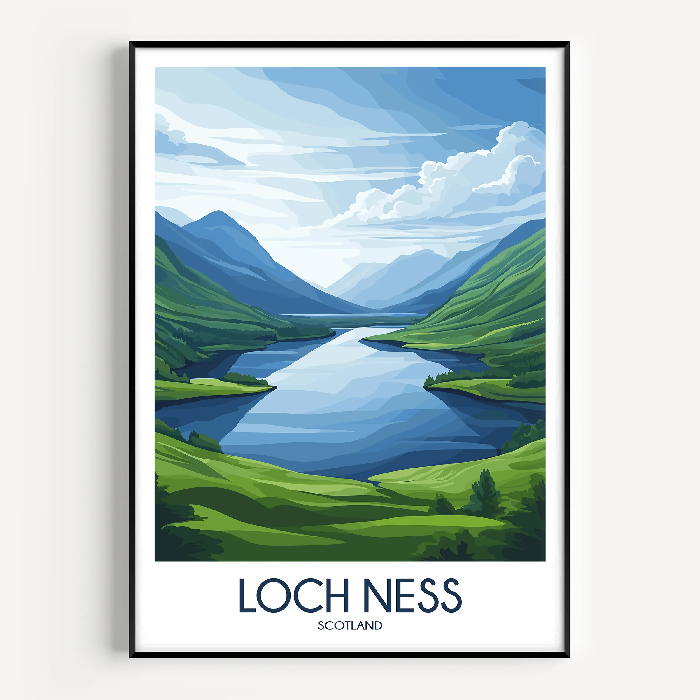 Loch Ness Home Office Decor