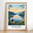 Loch Ness Minimalist Wall Art