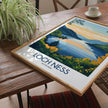 Loch Ness Retro Travel Illustration
