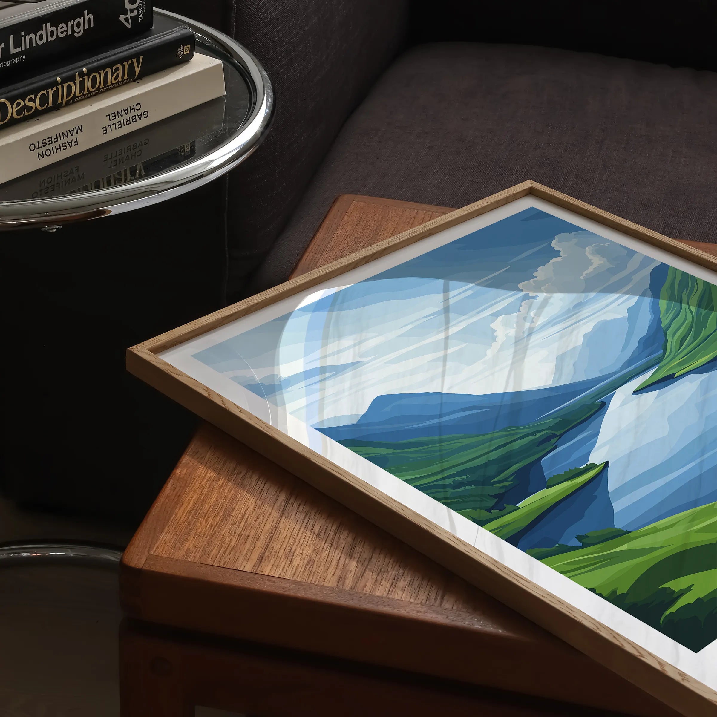 Loch Ness Scenic Landscape Art