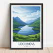 Loch Ness Souvenir Poster Print