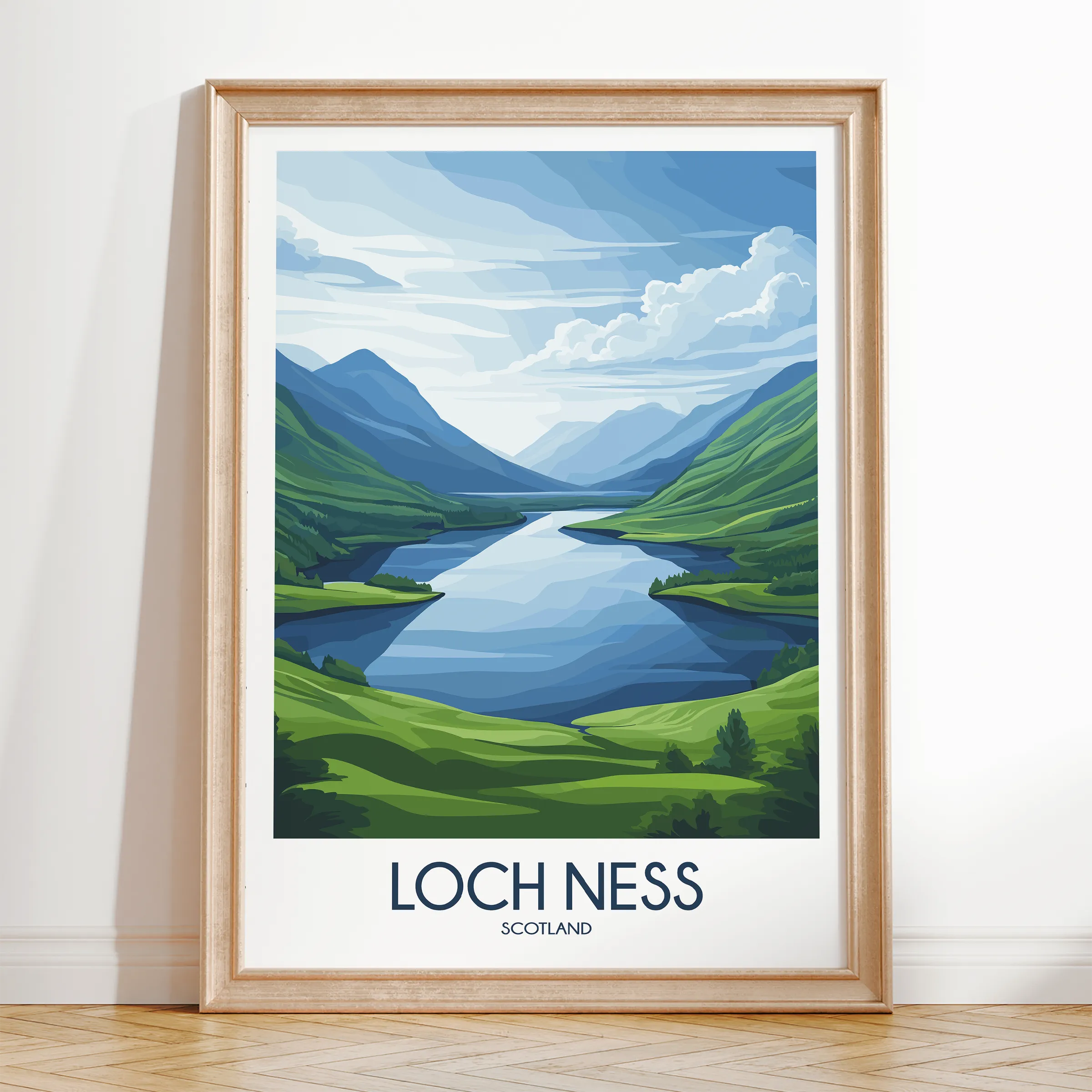 Loch Ness Travel Memory Gift