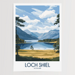 Loch Shiel Minimalist Wall Art