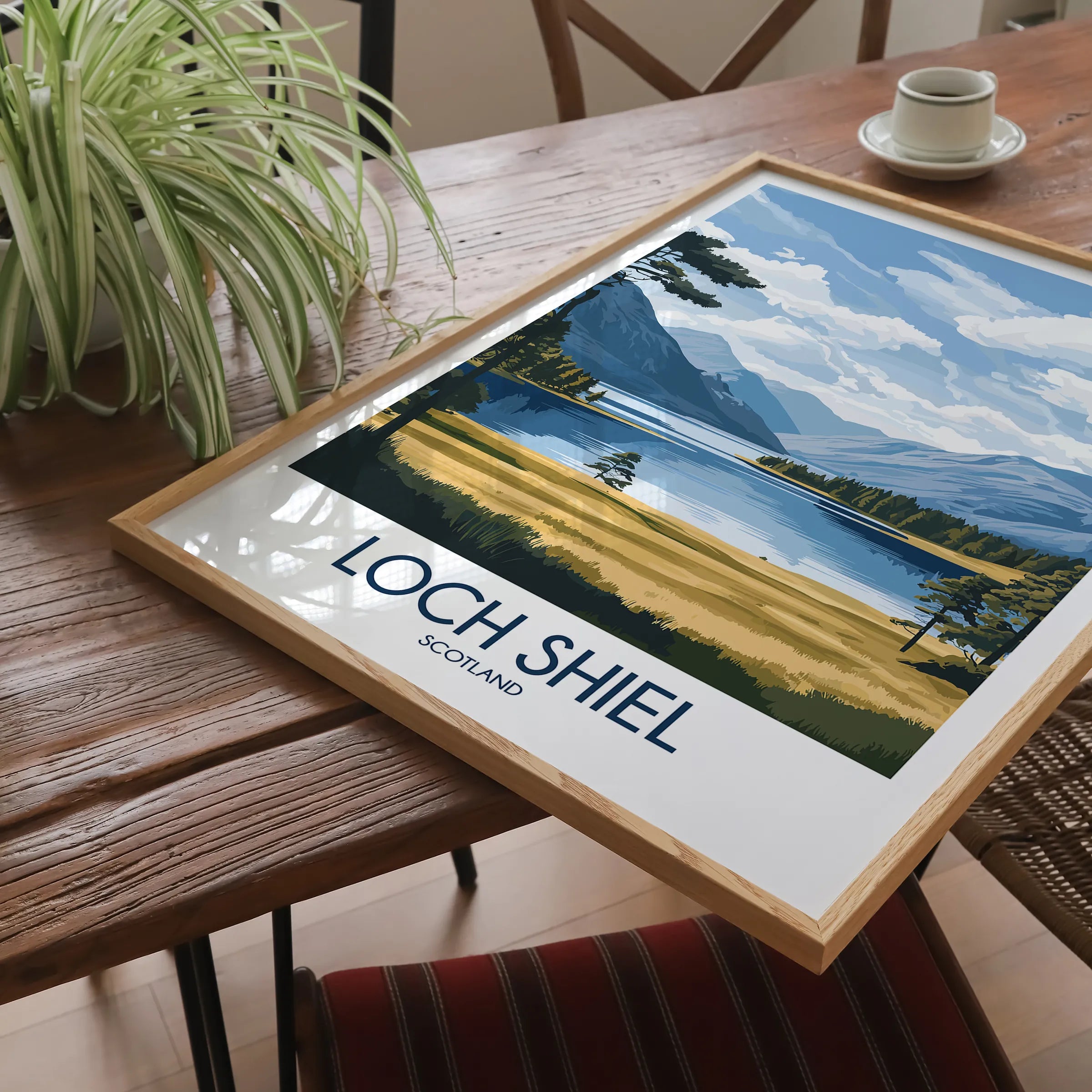 Loch Shiel Modern Travel Poster