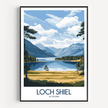 Loch Shiel Souvenir Poster Print