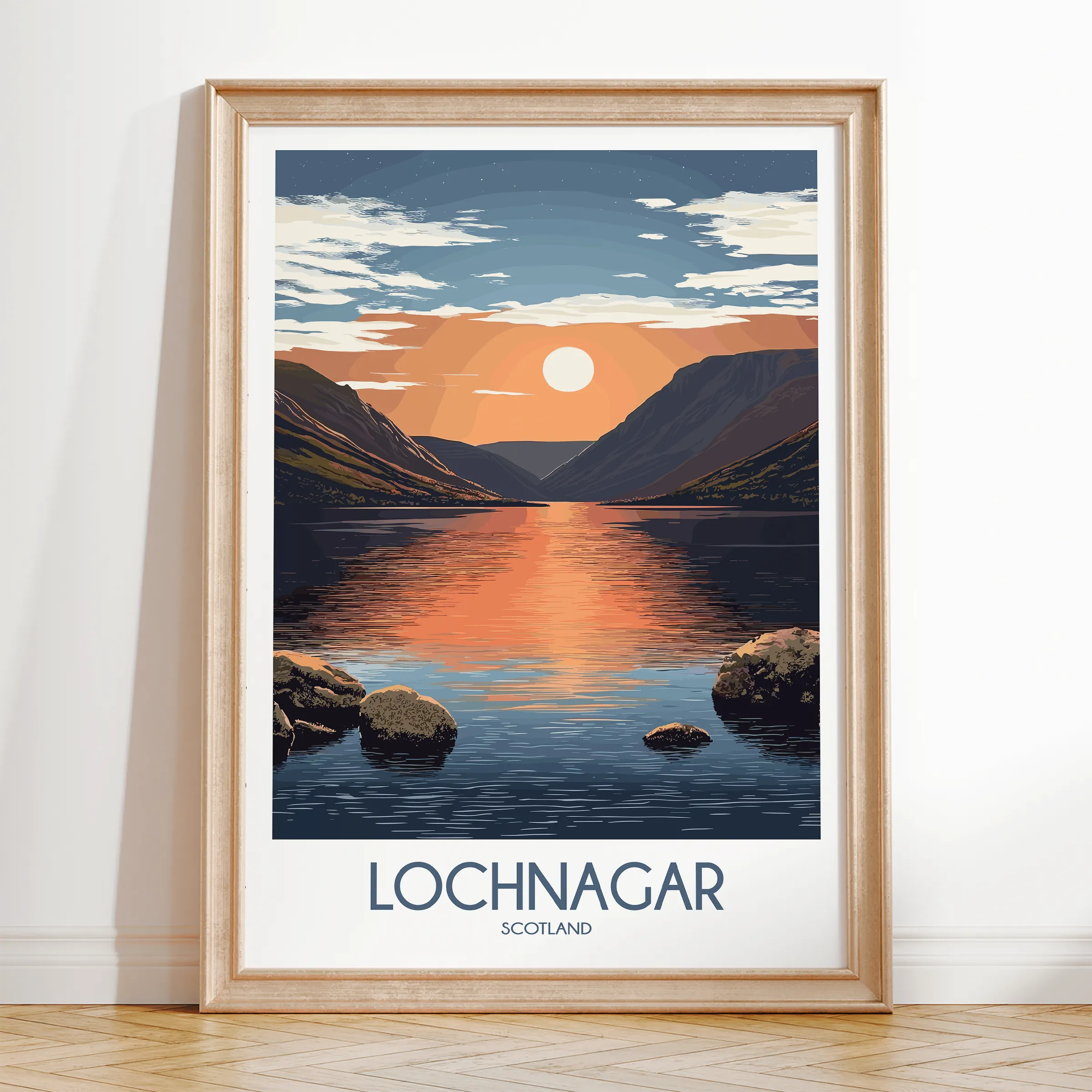 Lochnagar Minimalist Wall Art