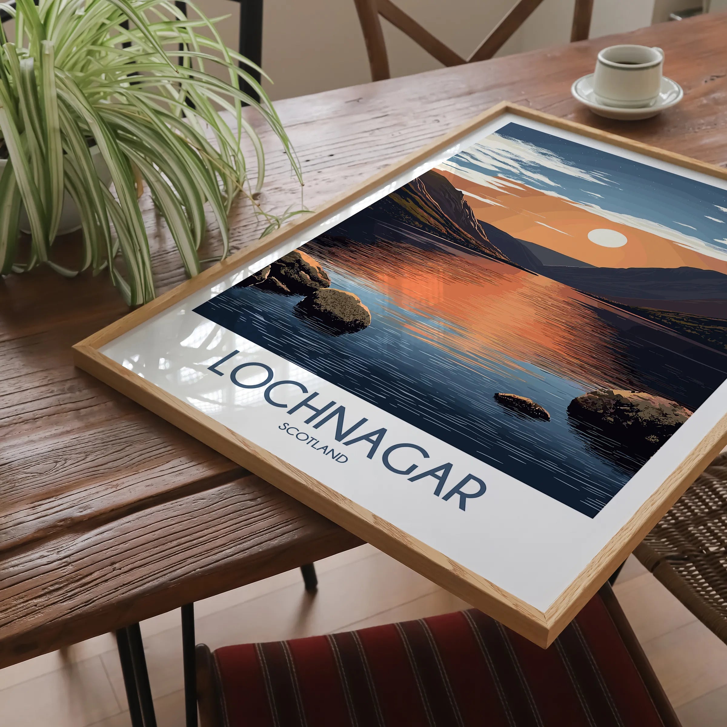 Lochnagar Vintage Style Print