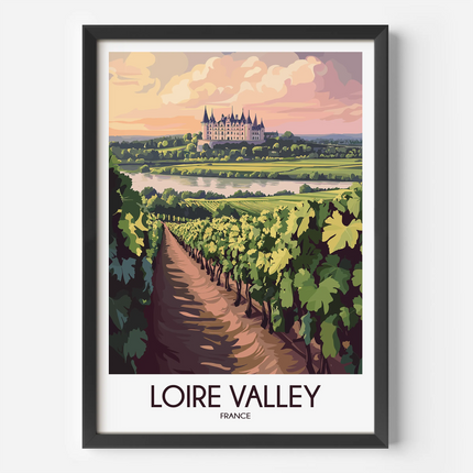 Loire Valley Minimalist Wall Art