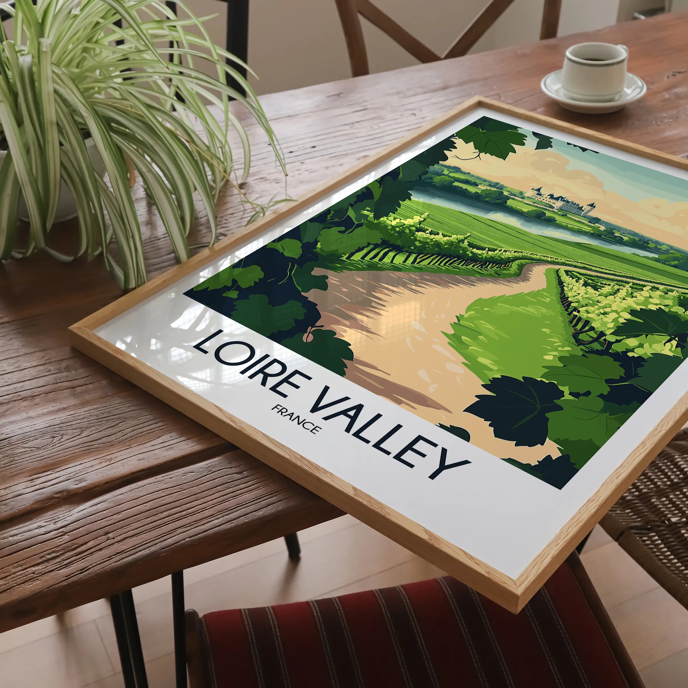 Loire Valley Scenic Landscape Art