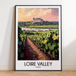 Loire Valley Souvenir Poster Print