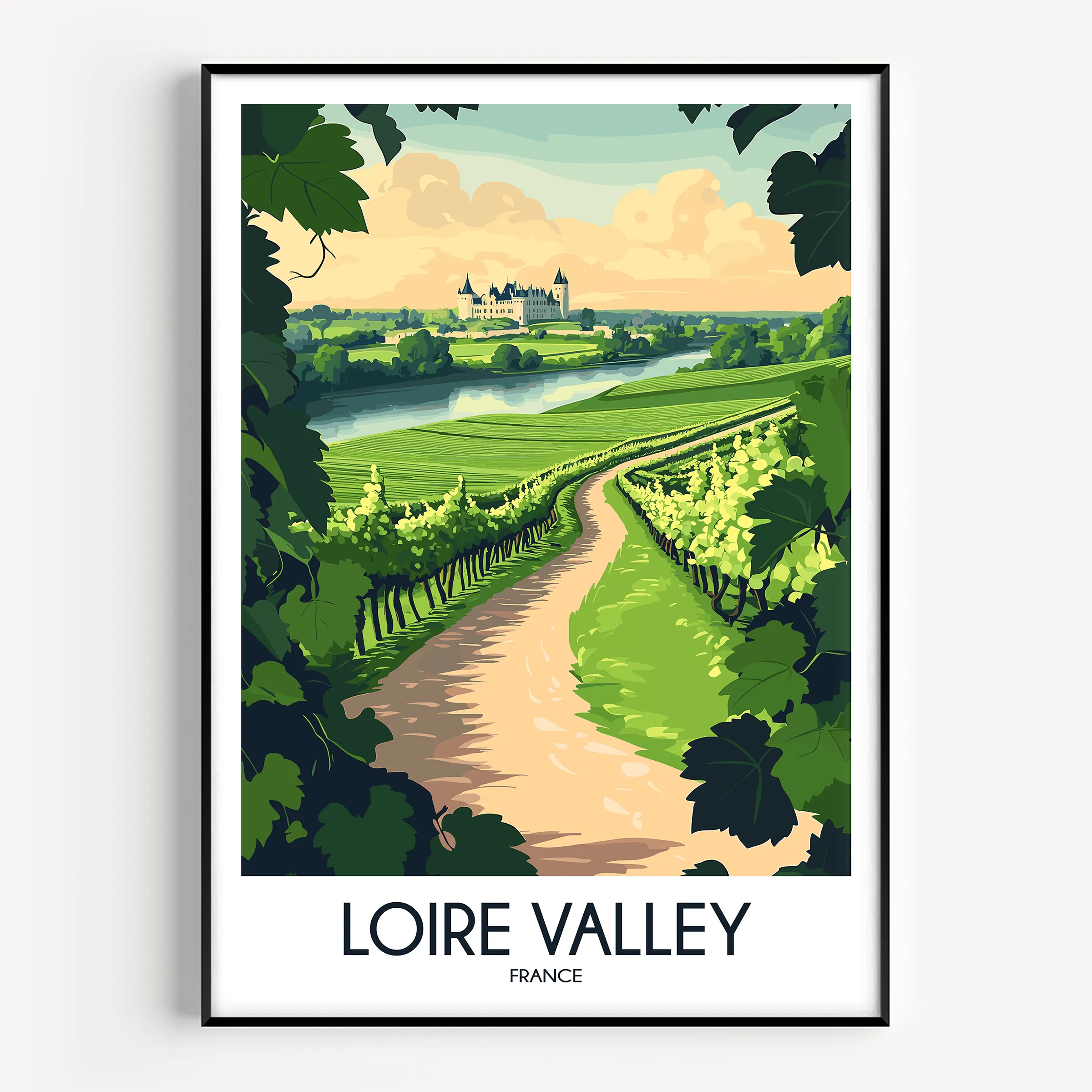 Loire Valley Souvenir Poster Print