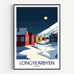 Longyearbyen Scenic Landscape Art