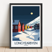 Longyearbyen Souvenir Poster Print