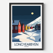Longyearbyen Vintage Style Print
