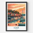 Looe Modern Travel Poster