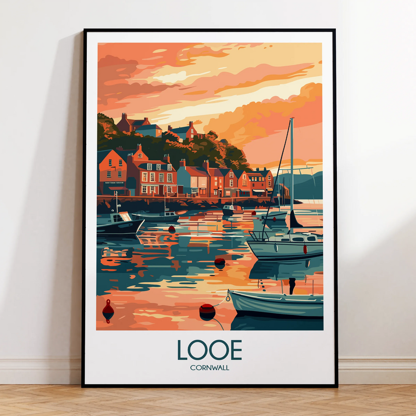 Looe Scenic Landscape Art