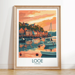 Looe Souvenir Poster Print