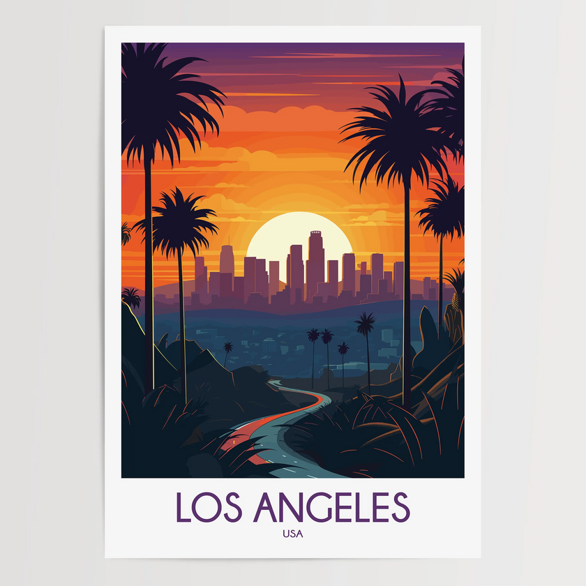 Los Angeles Gallery Quality Print