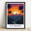 Los Angeles Minimalist Wall Art