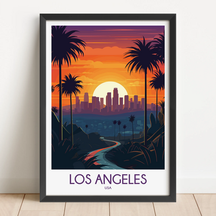 Los Angeles Minimalist Wall Art