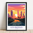 Los Angeles Minimalist Wall Art