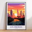 Los Angeles Modern Travel Poster