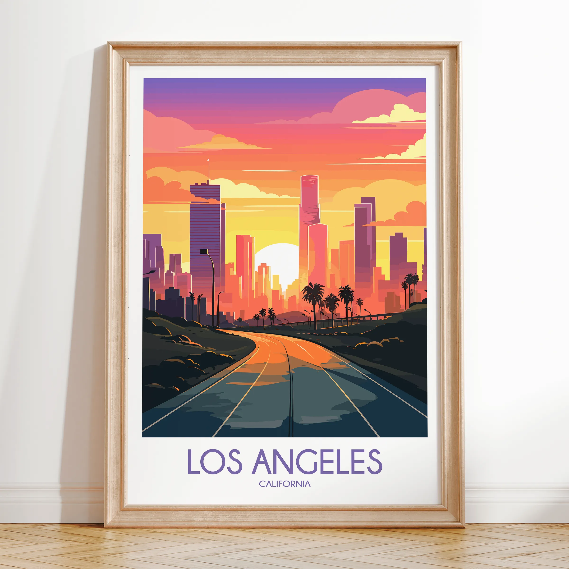 Los Angeles Scenic Landscape Art