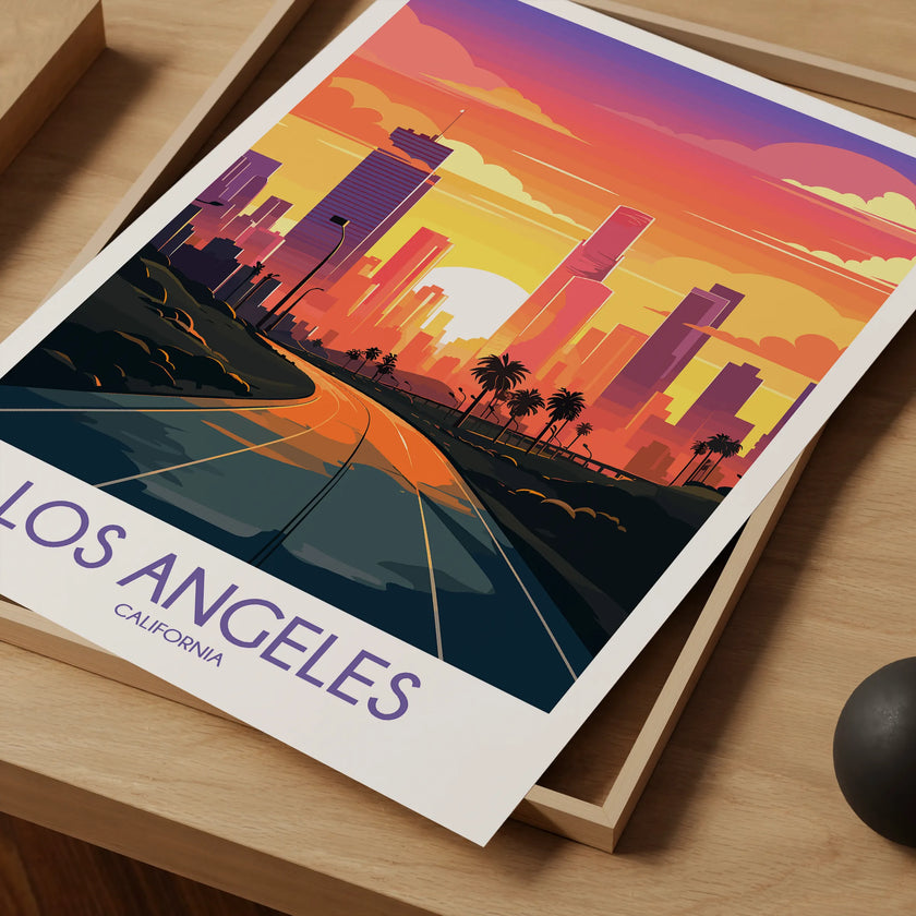 Los Angeles Souvenir Poster Print