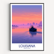 Louisiana Destination Art Gift