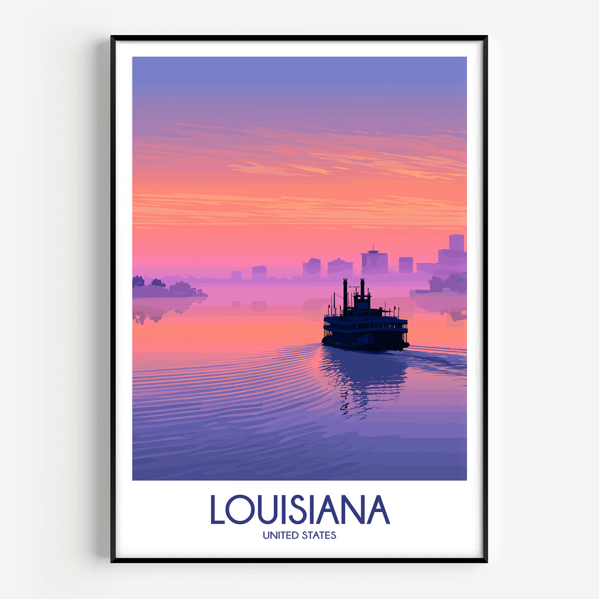 Louisiana Destination Art Gift