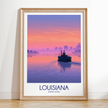 Louisiana Souvenir Poster Print