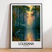 Louisiana Souvenir Poster Print