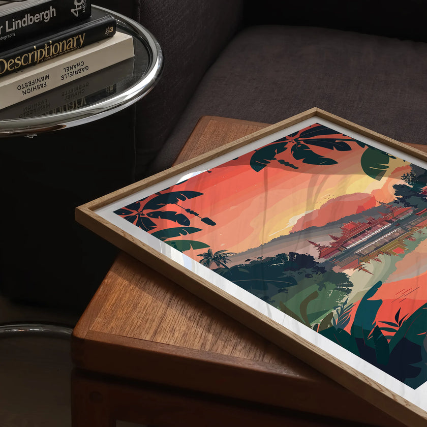 Luang Prabang Destination Art Gift