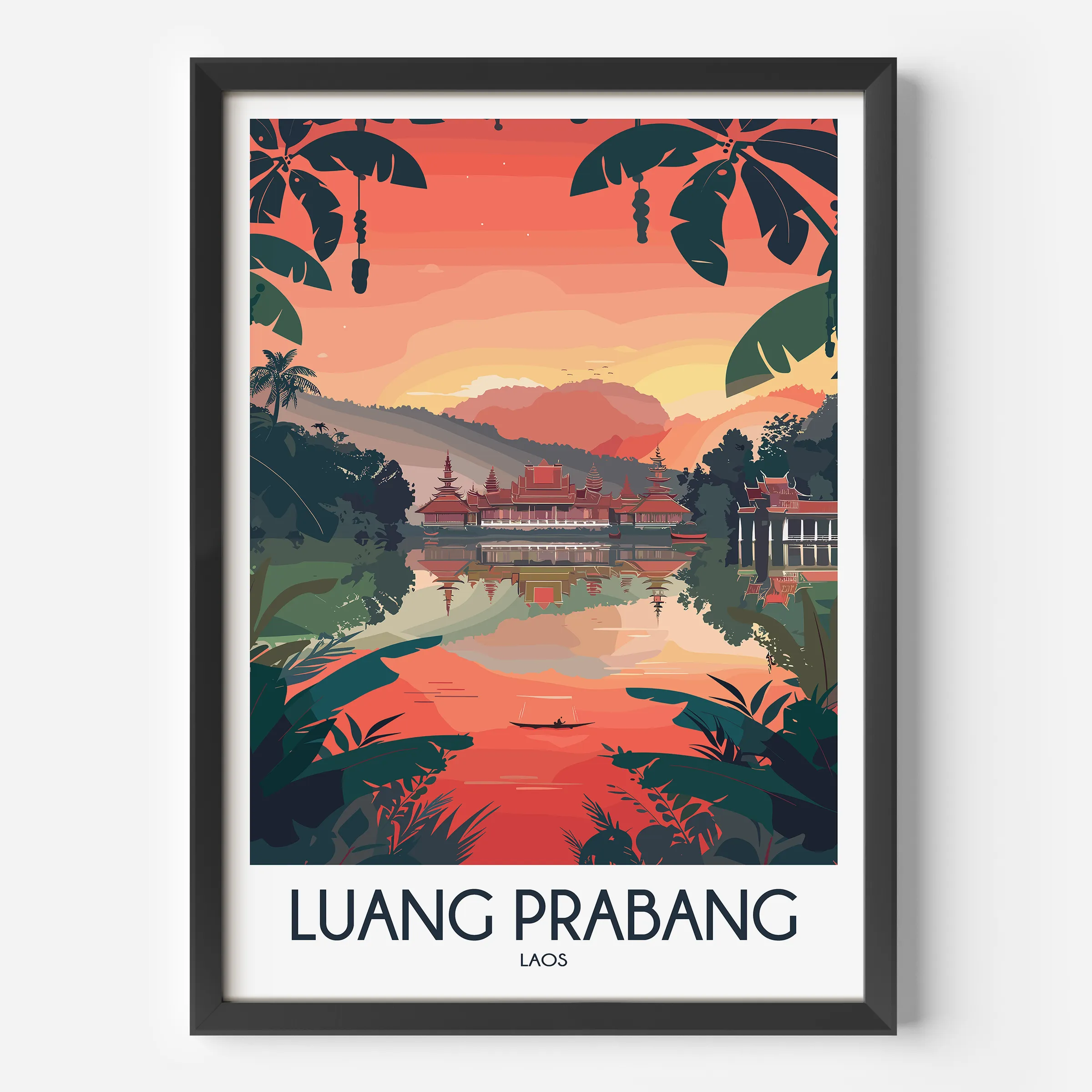 Luang Prabang Destination Art Gift