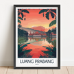 Luang Prabang Minimalist Wall Art