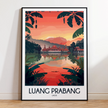 Luang Prabang Scenic Landscape Art