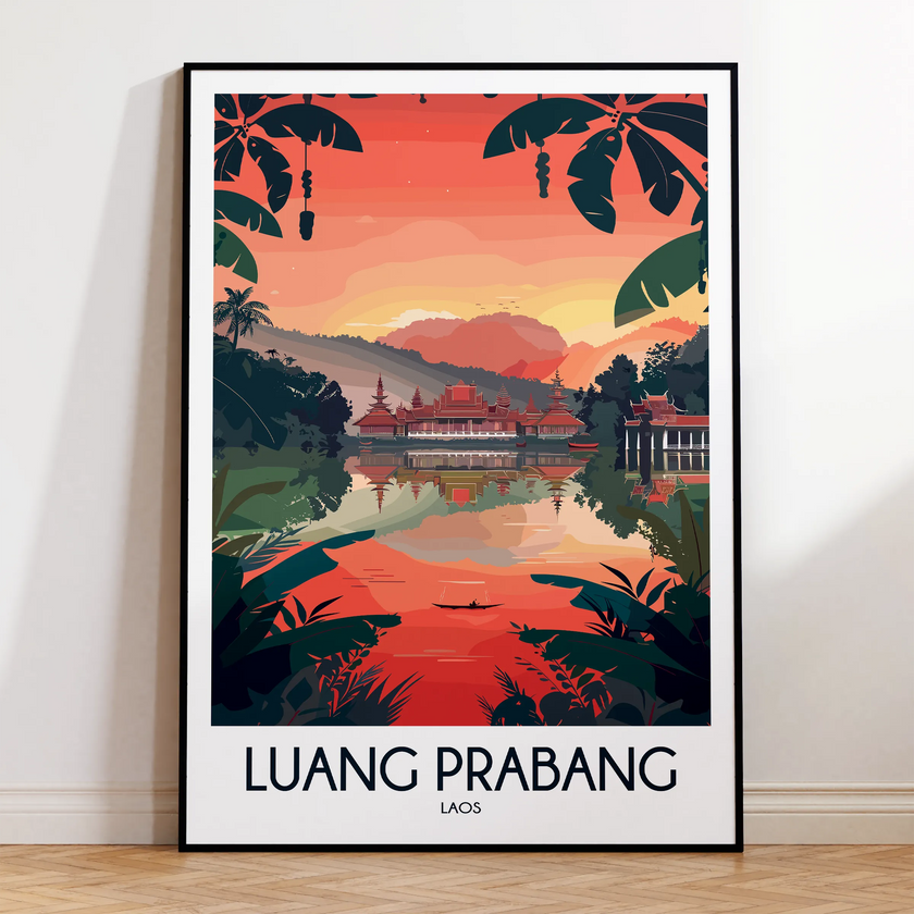 Luang Prabang Scenic Landscape Art