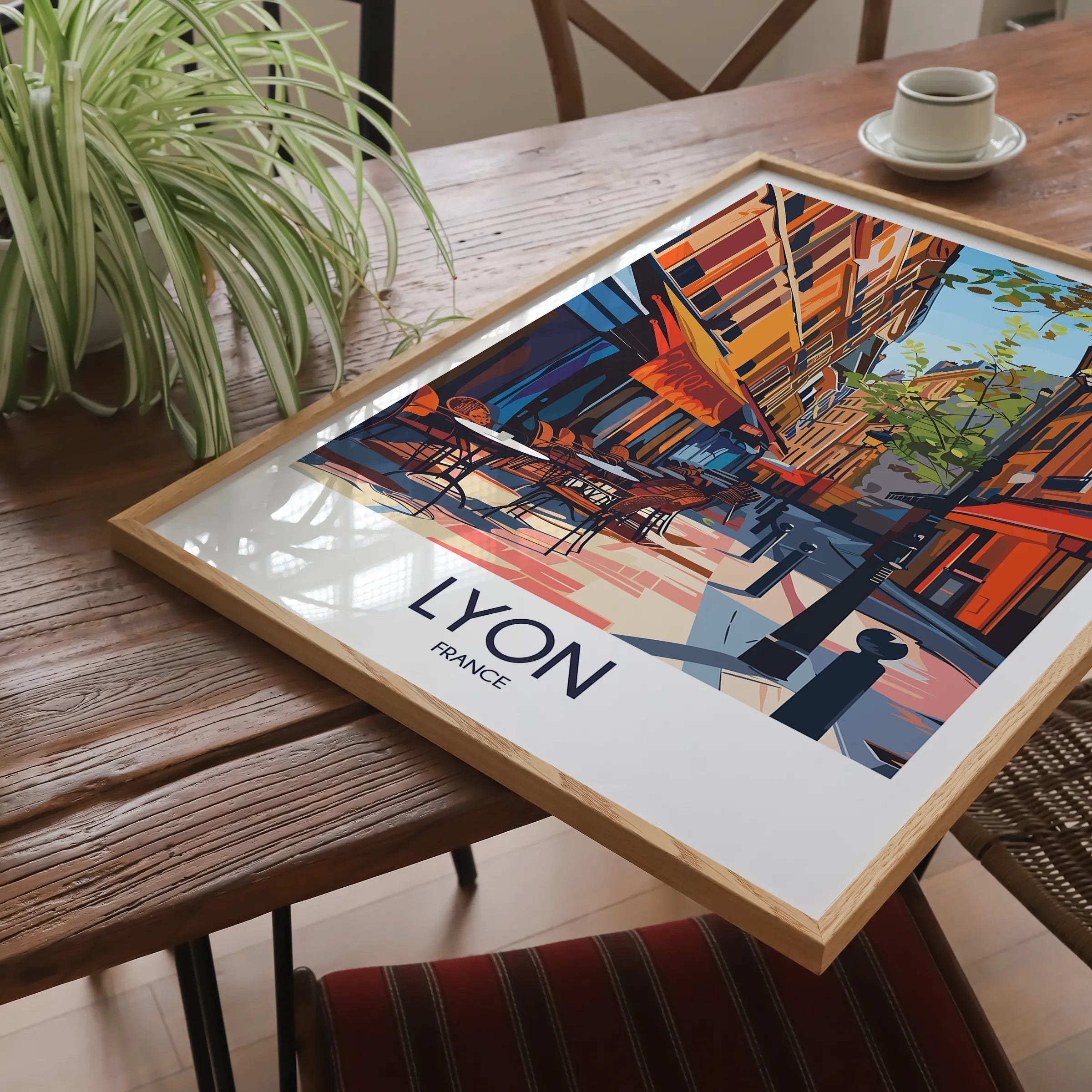 Lyon Vintage Style Print
